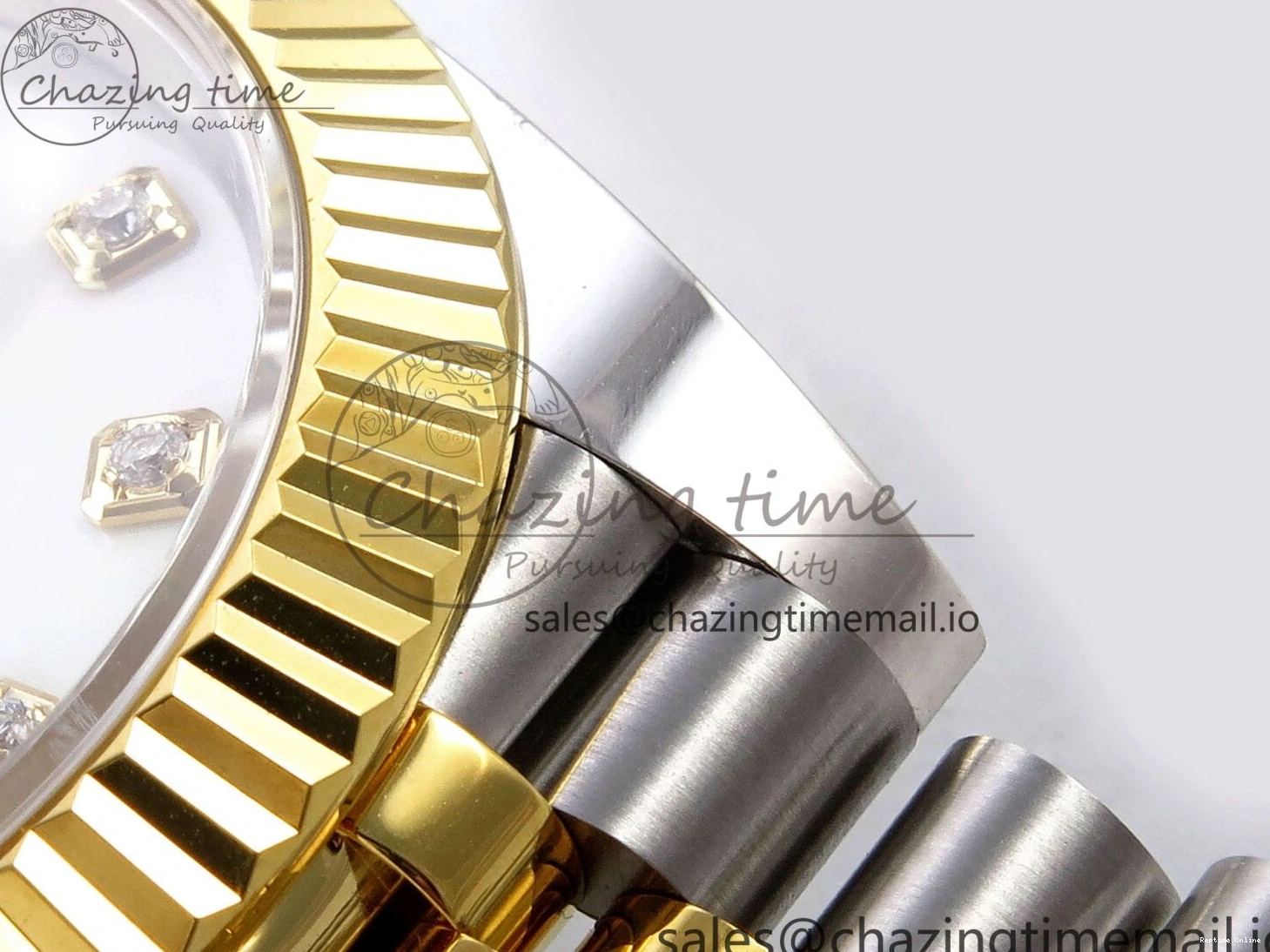 0108 EyeCatching DateJust 41 SS YG ARF 1:1 Best Edition 904L Steel White MOP Dial on Jubilee Bracelet SH3235 (Gain Weight) 1222